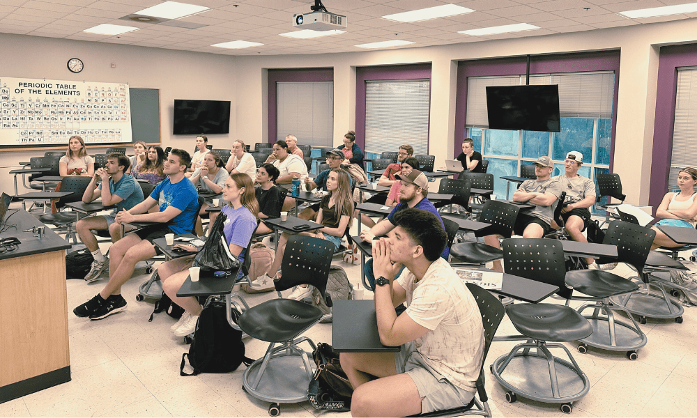 students in classroom