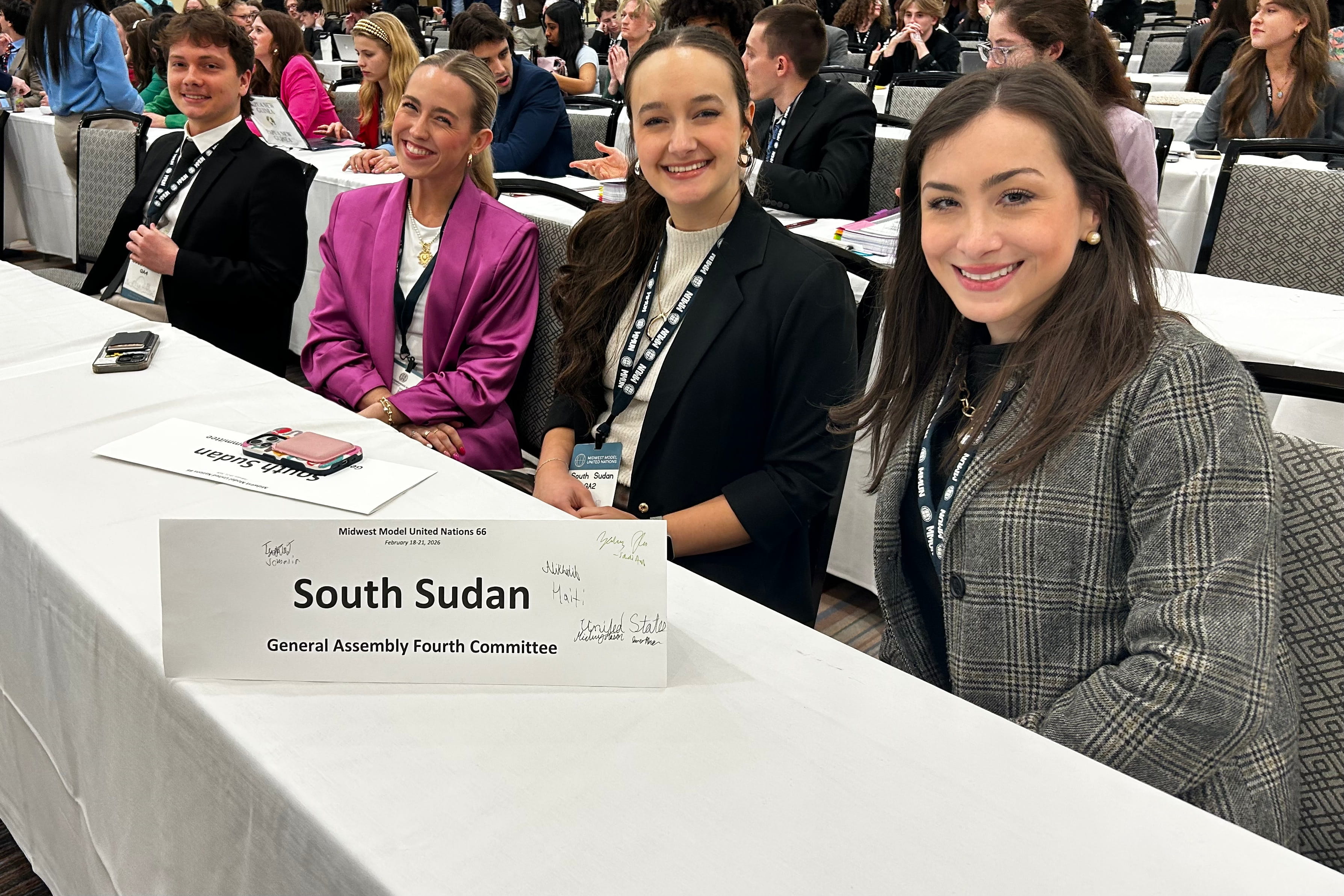 South Sudan Delegation - Model U.N.