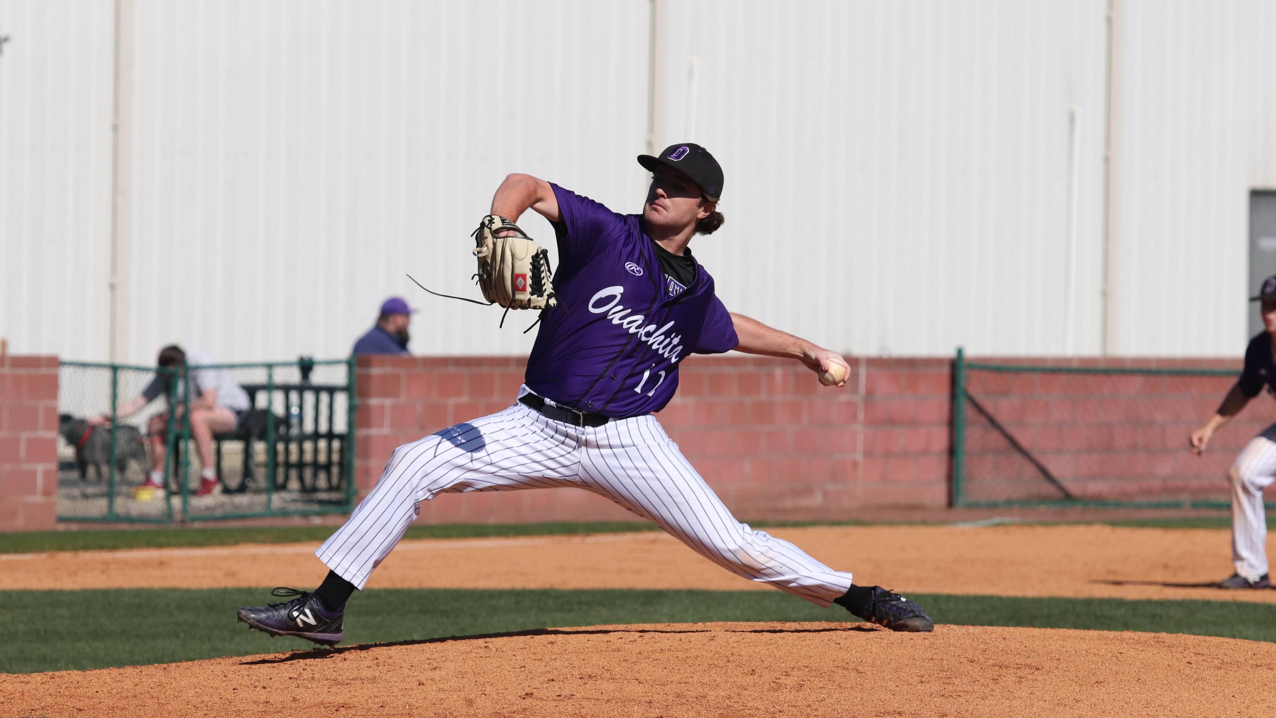 Carter Wade pitching