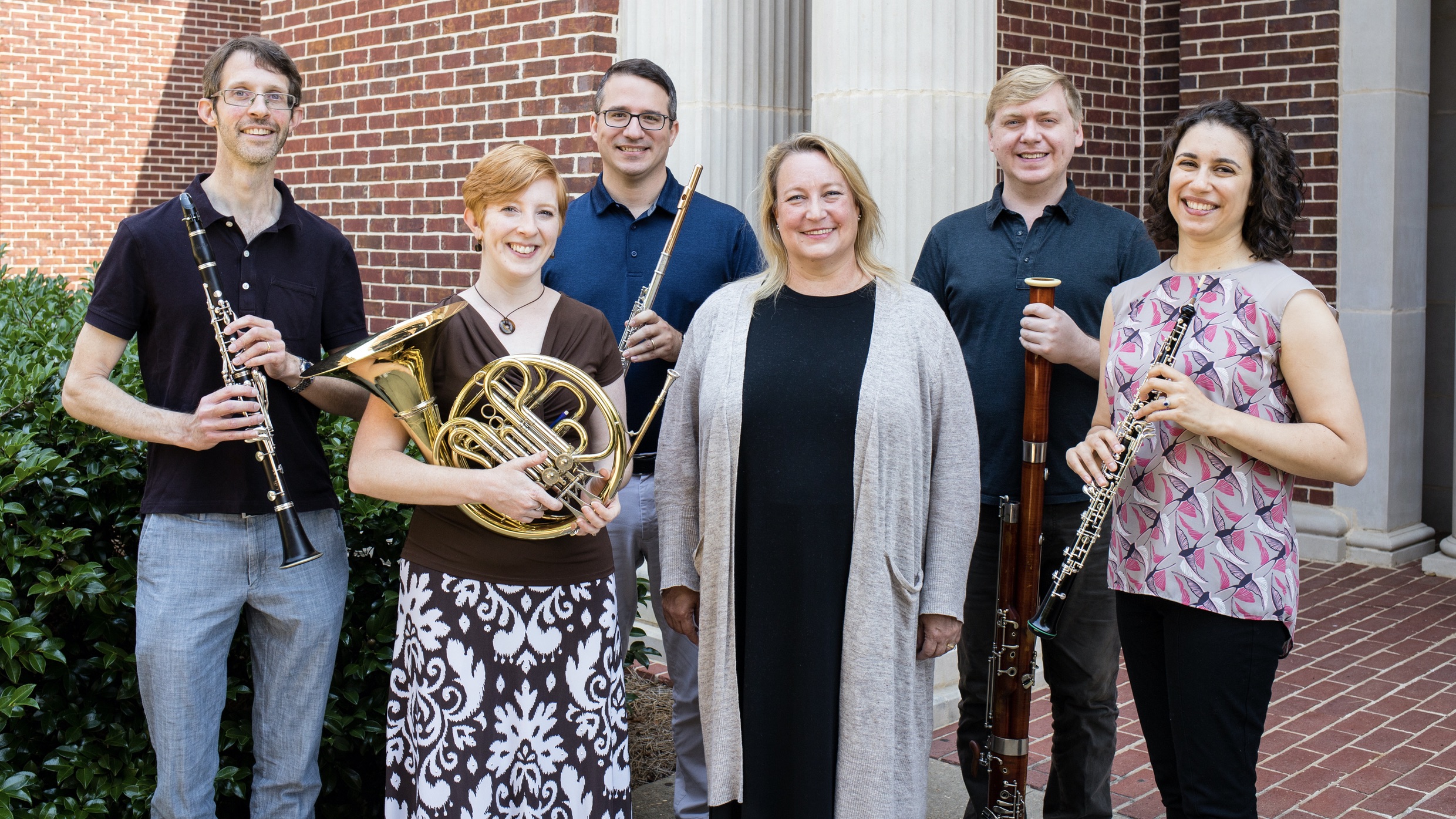Members of Ricercata Winds woodwind quintet