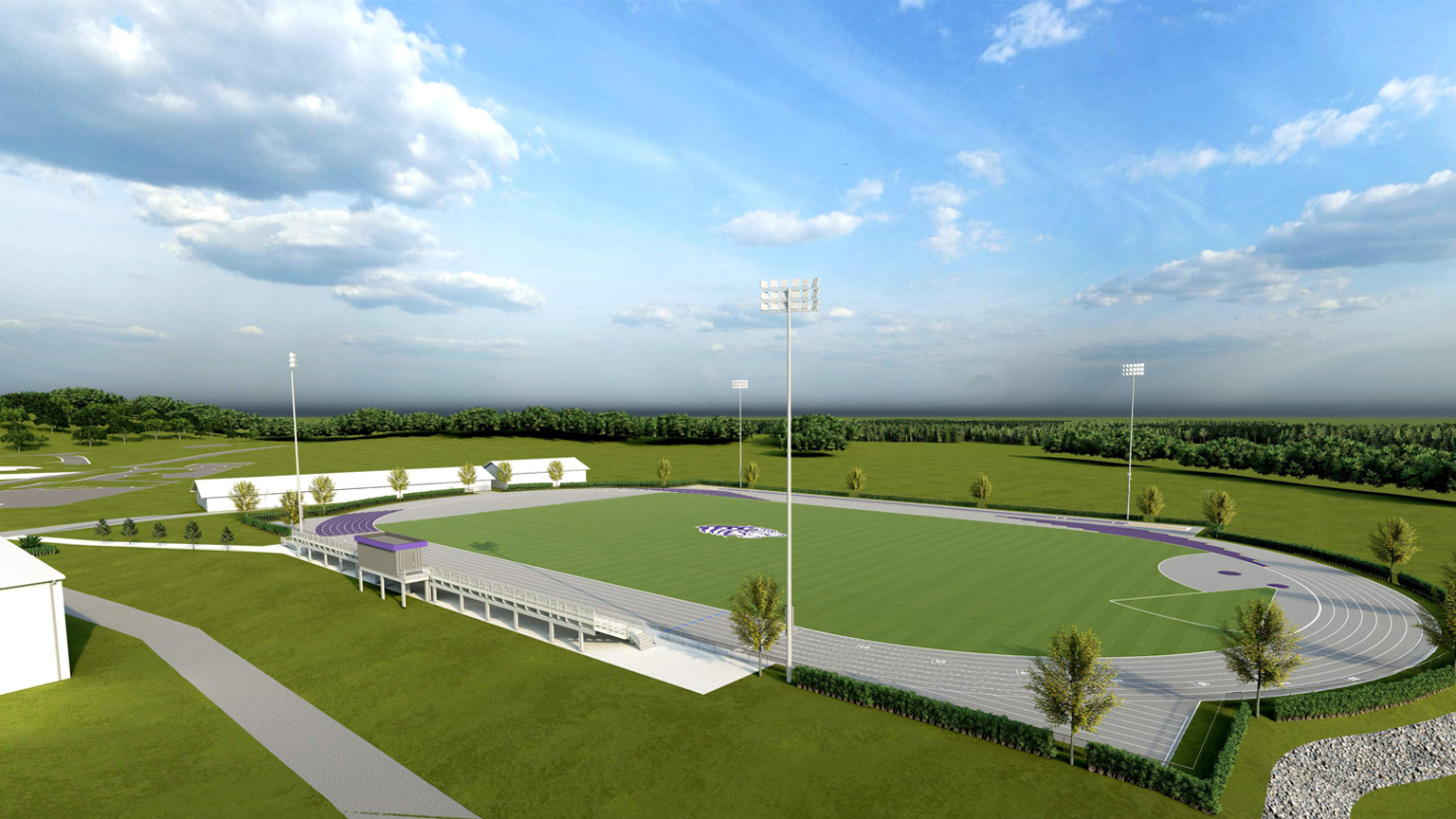 Proposed track & field complex at Ouachita Baptist University