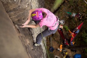 Hannah Climbing